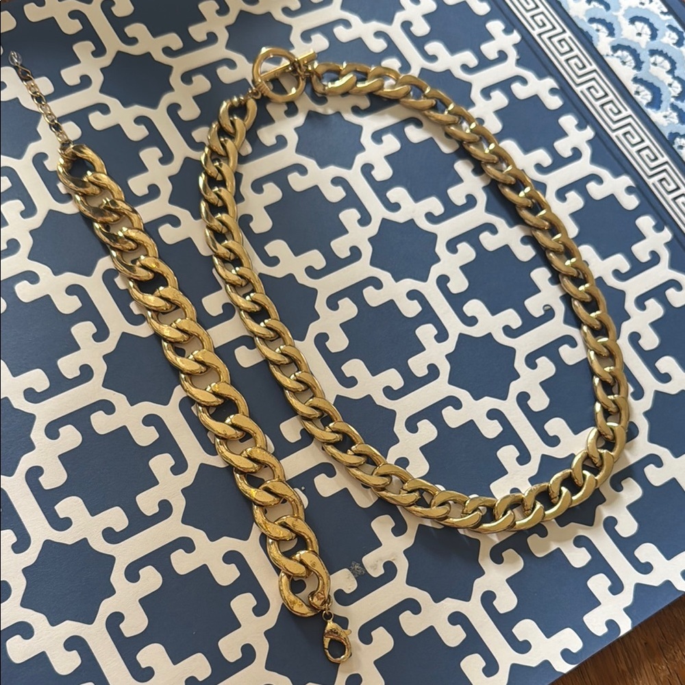 House of Harlow necklace and bracelet